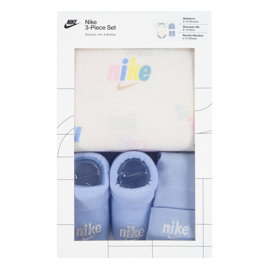Nike E1D1 Neutral 3 Piece Gift Set Sail (Newborn)