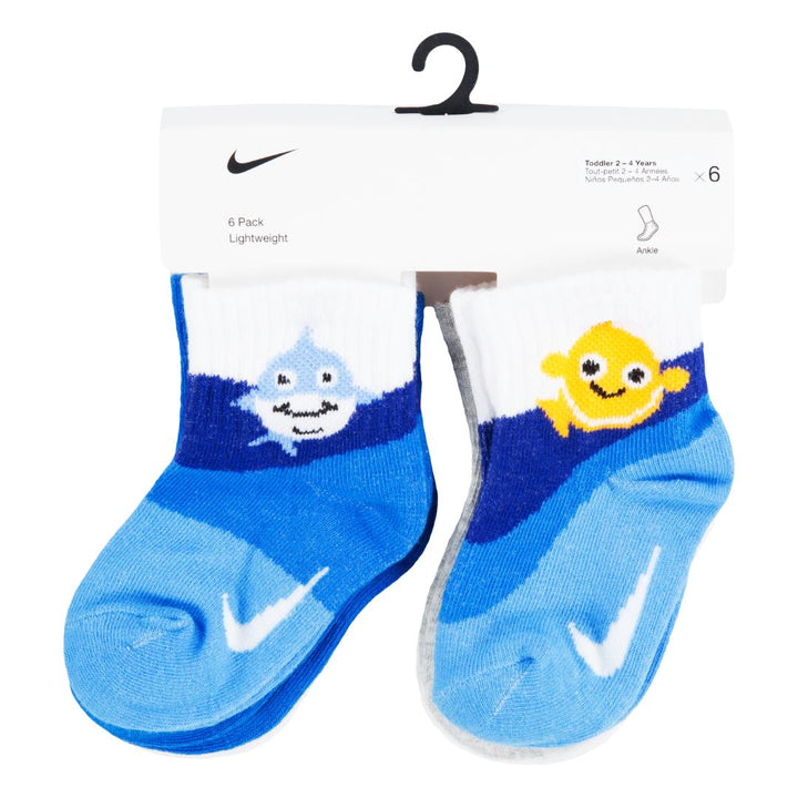 Nike KSA Coral Reef 6-Pack Socks (Infant)