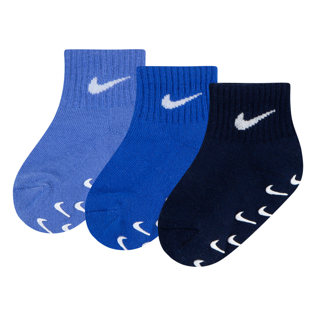 Nike 3-Packs Gripper Quarter Socks (Infant)