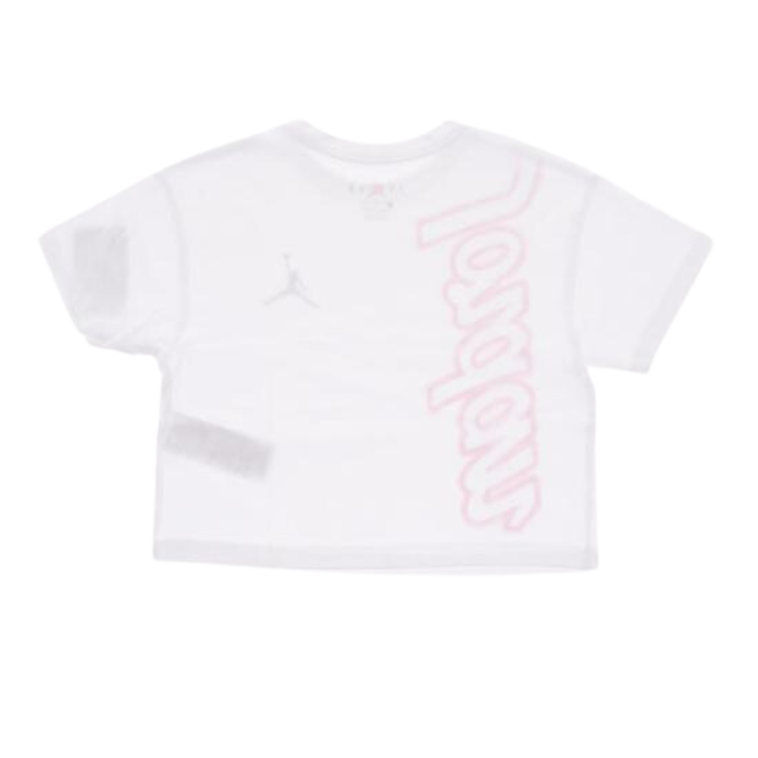 Jordan Junior Boys' Graphic Logo T-shirt White / Black