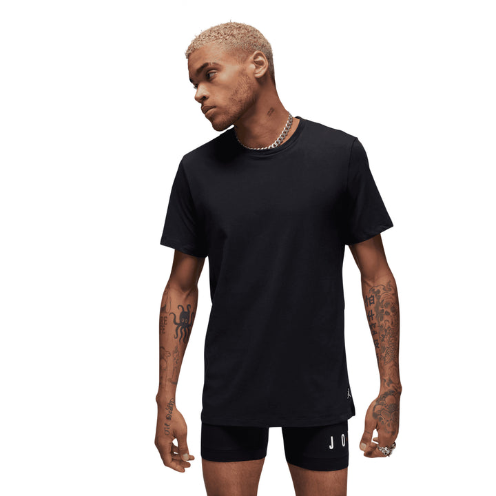 Jordan Flight Cotton Stretch Crew Neck Undershirt 2 Pack (Big Kids)