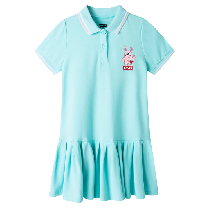Levi's Girls Polo Turquoise Dress (Little Kids)