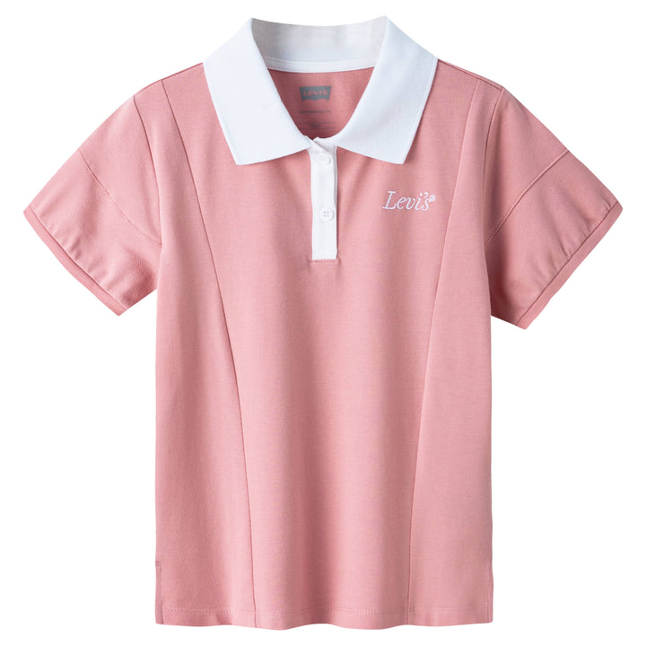 Levi's Girls Pink Polo T-Shirt (Little Kids)