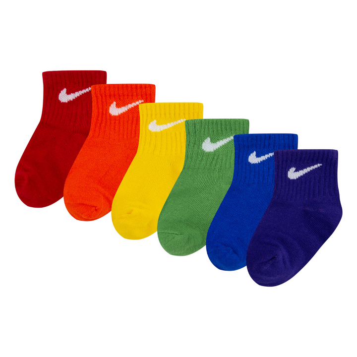 Nike Swoosh 6PK Ankle Socks Multi (Infant)