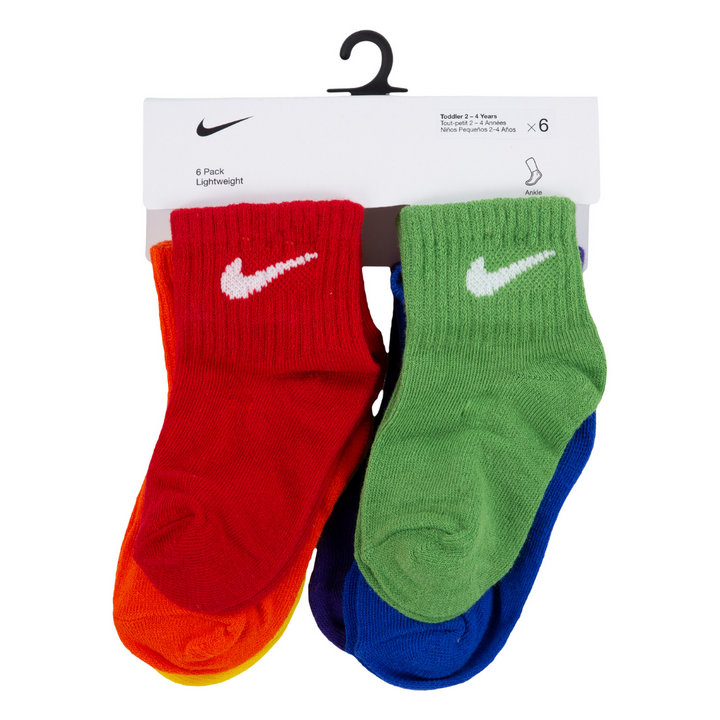 Nike Swoosh 6PK Ankle Socks Multi (Infant)