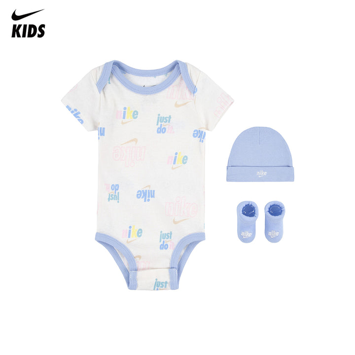 Nike E1D1 Neutral 3 Piece Gift Set Sail (Newborn)