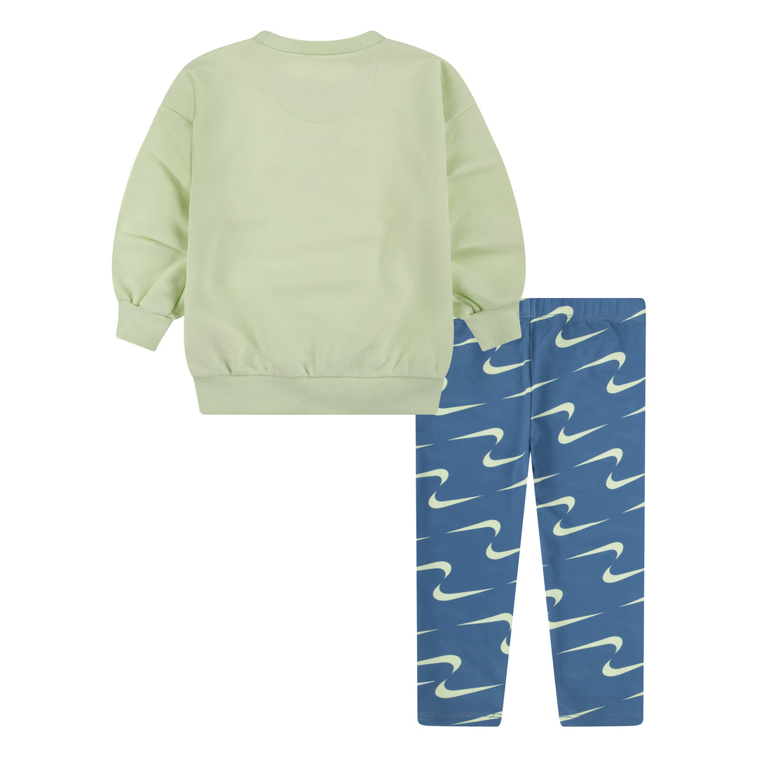 Nike Girls New Impressions Crew & Leg Aegean Storm (Infant)