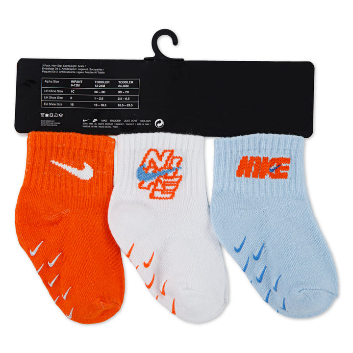 Nike Rhythm Rush 3 Pack Gripper Socks