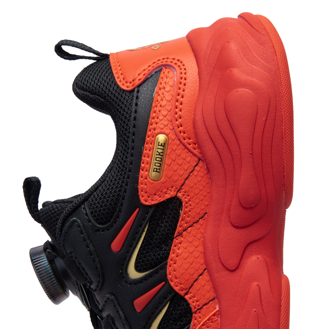 Rookie Chunky Sneaker Black/Red (Big Kids)