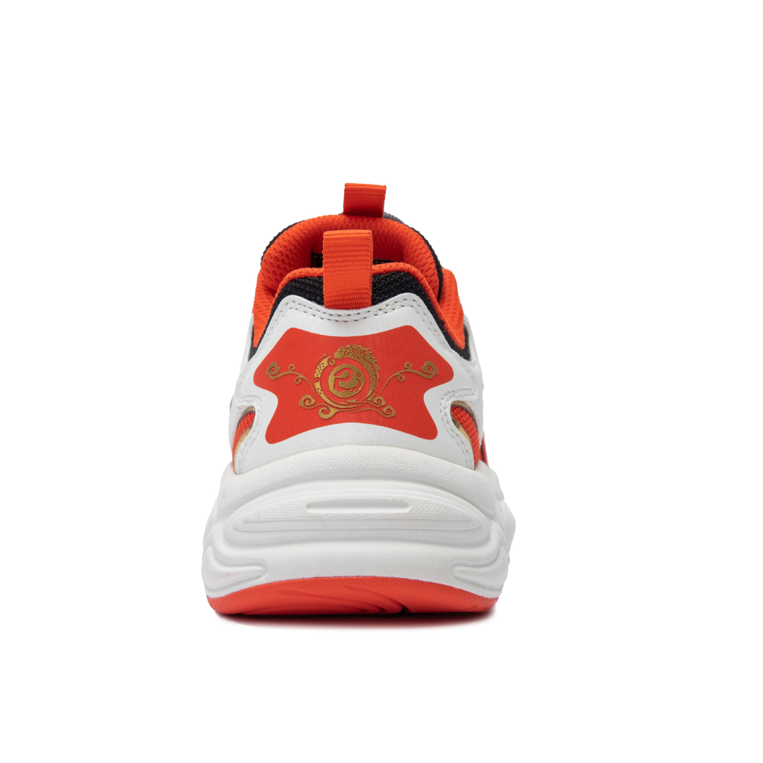Rookie Chunky Sneaker Off-White/Red (Big Kids)
